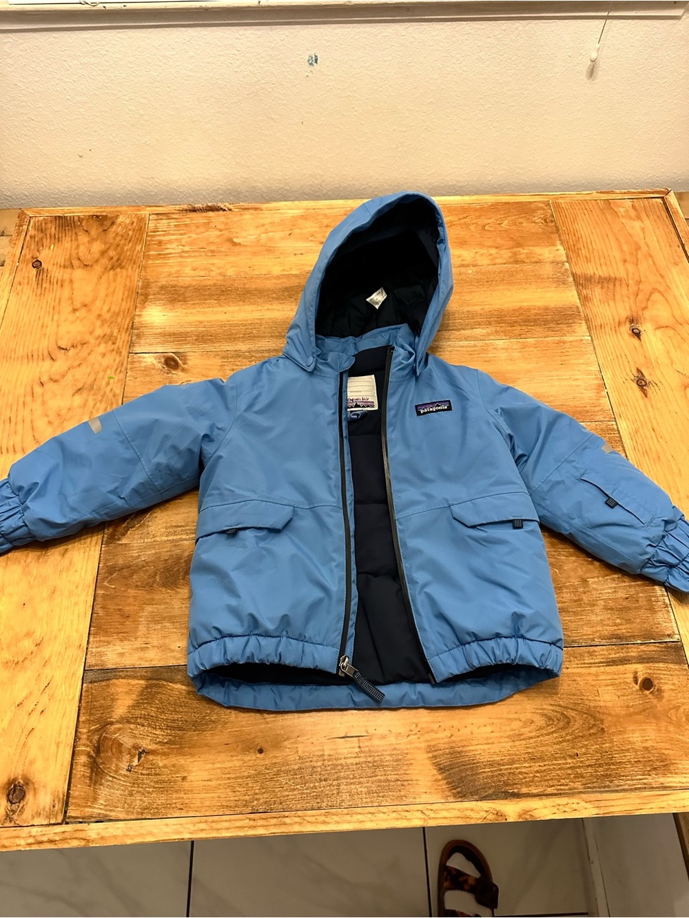 Patagonia blue insulted ski jacket size 3t boys - Picture 5 of 13